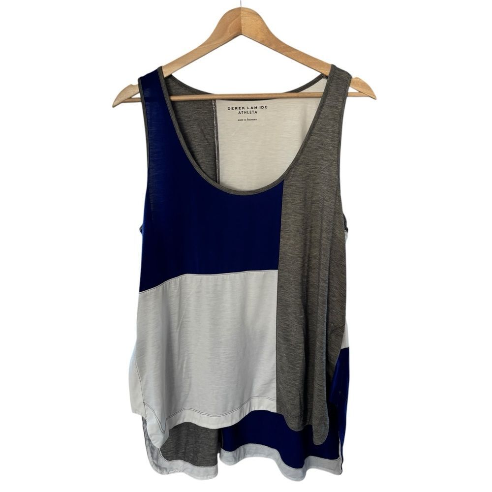 Derek Lam 10C x Athleta Color Block Tank Sz L